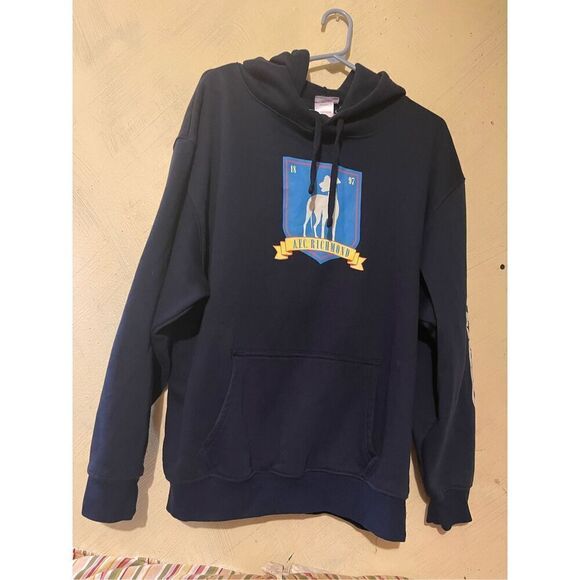 Ted Lasso Hoodie Sweatshirt Navy XXL AFC RICHMOND Jerry Leigh - Picture 3 of 10